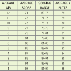 Statistics Shaping New Way Coaches Look at Golf Success